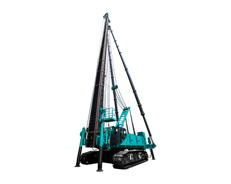 SWCH680S-150M พร้อมเจาะตอกเสาเข็มไฮดรอลิก Skid Steer Loader Pile driver